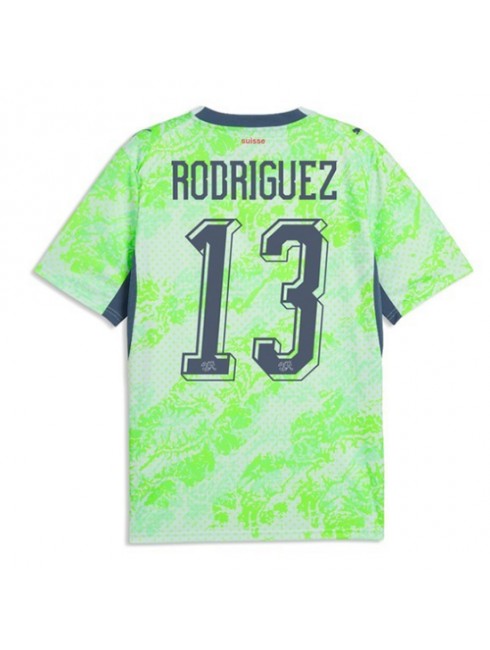 Muži Futbalové oblečenie Švajčiarsko Ricardo Rodriguez #13 MS 2026 Krátky Rukáv - Preč Muži Futbalové oblečenie Švajčiarsko Ricardo Rodriguez #13 MS 2026 Krátky Rukáv - Preč